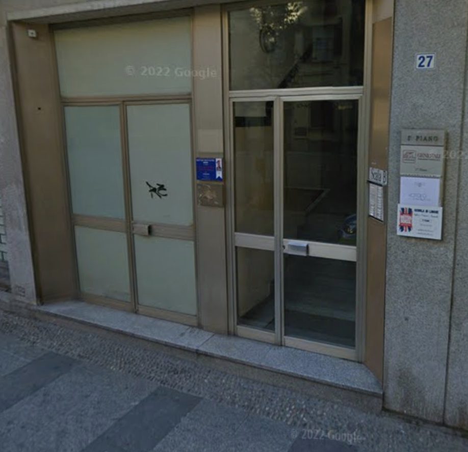 Ingresso dello studio